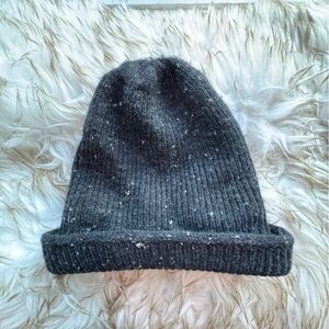 Madewell Knit grey Speckled Cuffed Beanie